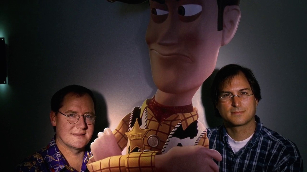 John Lasseter and Steve Jobs, 1995