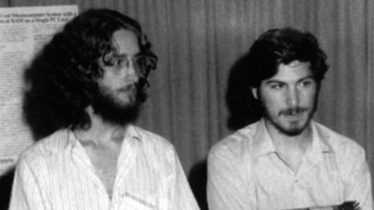 Dan Kottke and Steve Jobs at the Personal Computing Festival, 28 Aug 1976