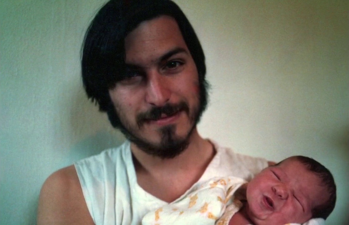 Steve and his newborn daughter Lisa, Jun 1978