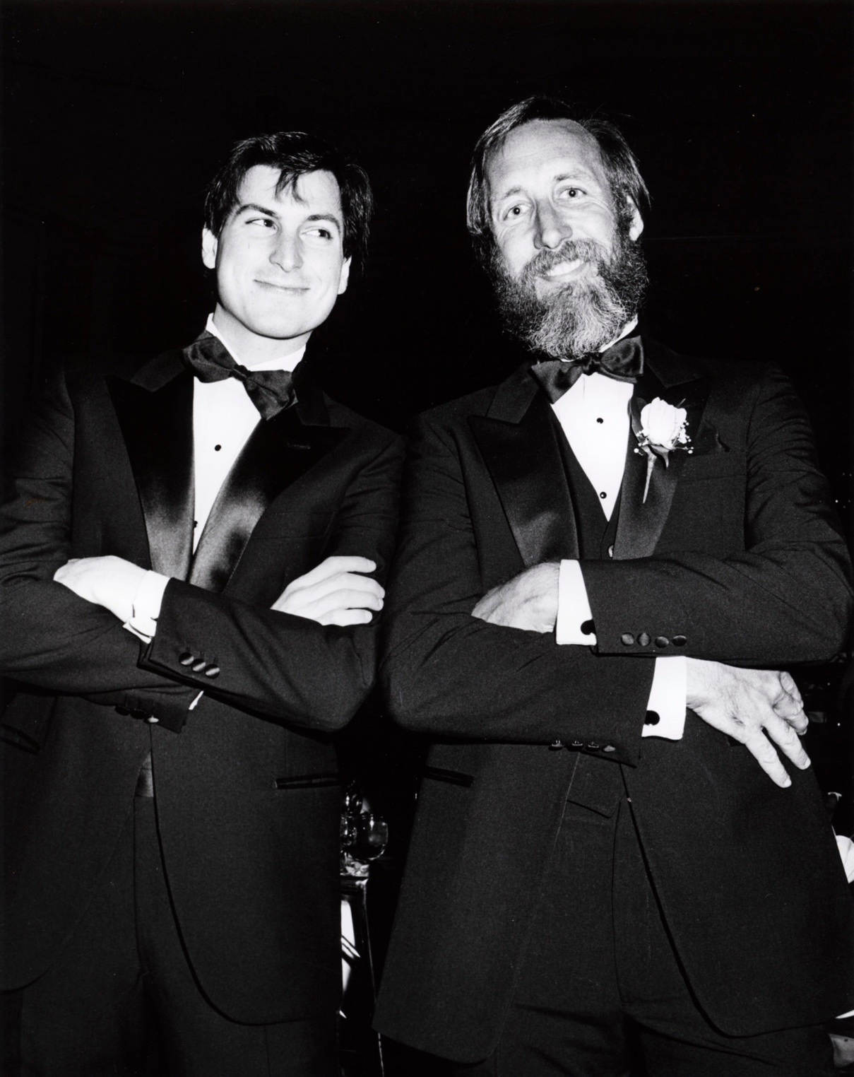 Steve Jobs with Lee Clow, 1984