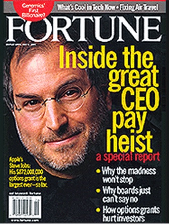 A Fortune Magazine cover which infuriated Steve Jobs, 25 Jun 2001