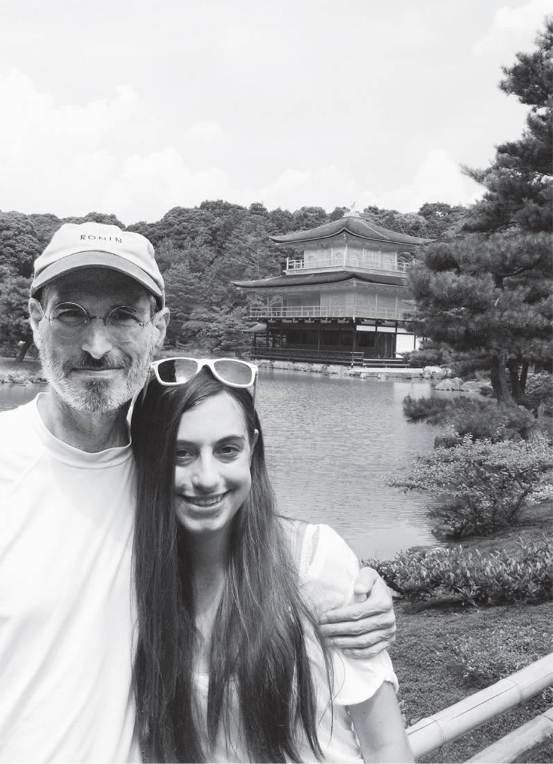 Steve and his daughter Erin in Kyoto, 2010