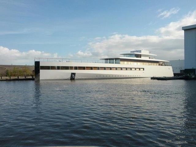 Steve Jobs's yacht <em>Venus</em>, which was delivered to his family after his death