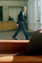 Steve Jobs sight in the Apple campus lobby