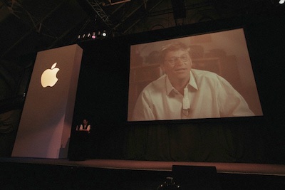 6 Aug 1997 - Steve Jobs introduces Bill Gates and the Microsoft deal at Macworld NY 1997